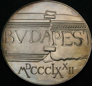 Hungary 100 Forint 1972 Bp - Silver - Buda And Pest Union - Aunc - 2621 ¤