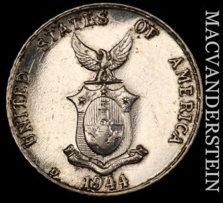 Philippines (u.  S.  A. ) : 1944 - D Ten Centavos - Silver Nr981