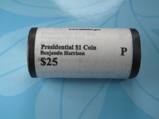 2012 - P Roll Benjamin Harrison Golden Presidential 25 Dollars Roll Wrapped