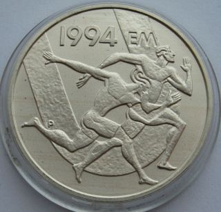 Finland 100 Markkaa 1994 European Athletics Championship Helsinki Silver Coin