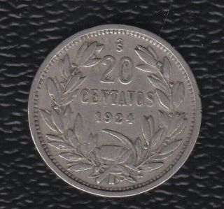 Chile 20 Cents 1924