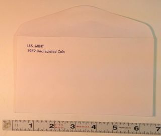 Coin Supplies - 1979 Us Unc.  Set Envelope Slight Glue Flaw Us Ship