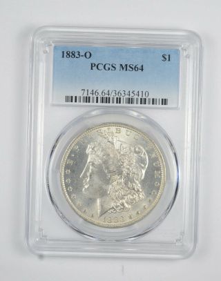 Ms - 64 1883 - O Morgan Silver Dollar - Graded By Pcgs 486
