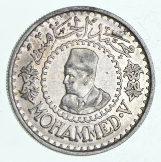 Silver - World Coin - 1956 Morocco 500 Francs - 22.  1g - World Silver Coin 549