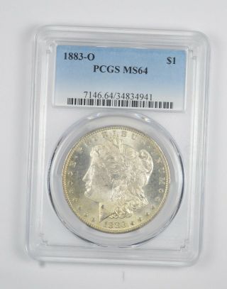 Ms - 64 1883 - O Morgan Silver Dollar - Graded By Pcgs 474