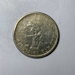 1885 Cn M Mexico Silver 50 Centavos
