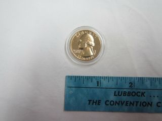 24kt Gold Plated 1776 - 1976 Bicentennial Quarter In Plastic Case