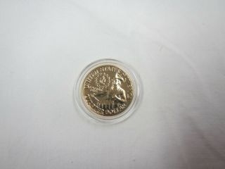 24kt Gold Plated 1776 - 1976 Bicentennial Quarter in plastic case 3