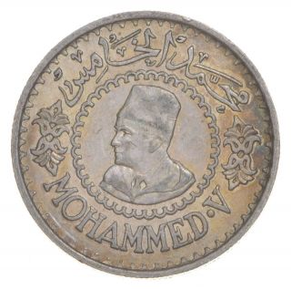 Silver - World Coin - 1956 Morocco 500 Francs - World Silver Coin - 22.  5g 255
