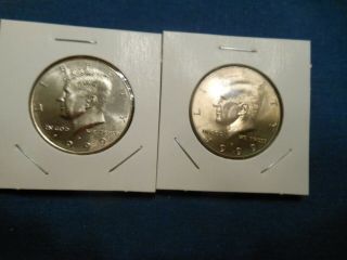 1999 P & D Kennedy Half Dollars From Bu Bank Rolls.  Coins
