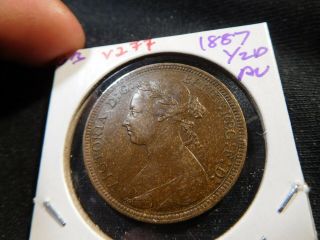 V277 Great Britain 1887 1/2 Penny Au
