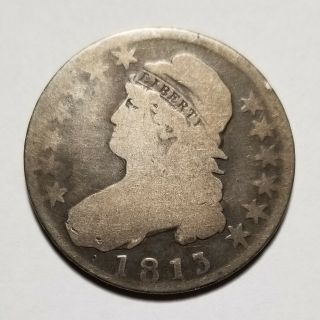 1813 50c United States Capped Bust Half Dollar
