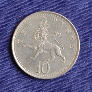 Great Britain Ten 10 Pence 1992 Coin