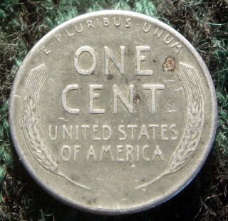 1943 - D Planchet Error Steel Wheat Penny Lincoln One Cent Coin Denver Estate 1c