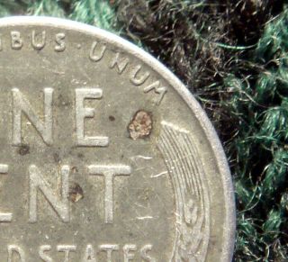1943 - D Planchet Error Steel Wheat Penny Lincoln One Cent Coin Denver Estate 1c 2