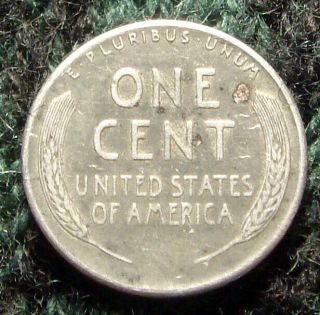 1943 - D Planchet Error Steel Wheat Penny Lincoln One Cent Coin Denver Estate 1c 3