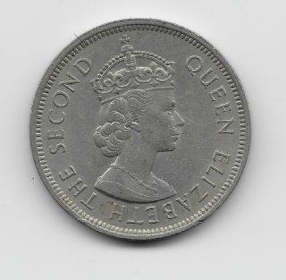 World Coins - Hong Kong $1 Dollar 1972 Coin Km 35