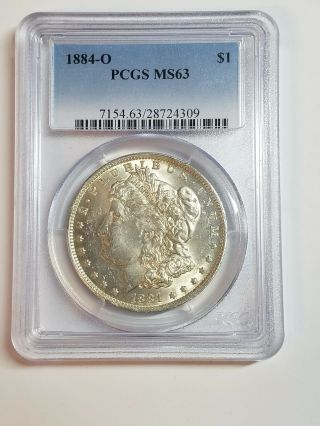 1884 - O $1 Morgan Silver Dollar Ms63