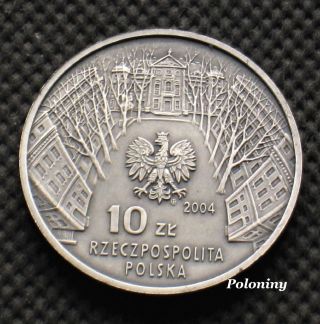SILVER COMMEMORATIVE COIN OF POLAND - ANNIVERSARY OF WARSAW FINE ART ACADEMY Ag 2
