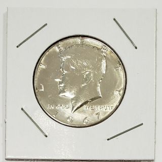 1967 John F Kennedy Silver Half Dollar