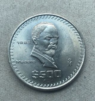 World Coins - Mexico 500 Pesos 1988 Coin Km 529