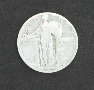 1930 - P Standing Liberty Quarter – 90 Silver