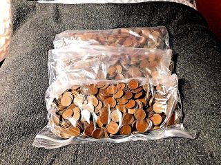 Bag Of 1000 Wheat Pennies