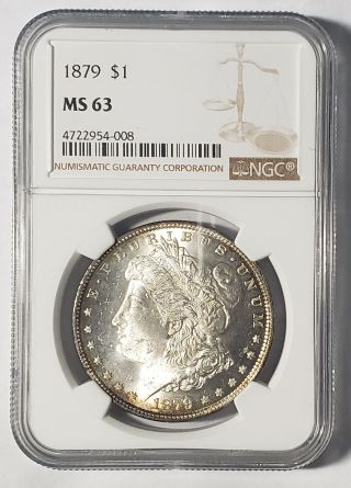 1979 P Ngc Ms 63 Morgan Silver Dollar 44