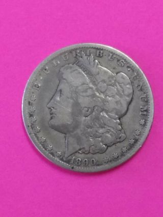 1890 Cc $1 Silver Morgan Dollar -