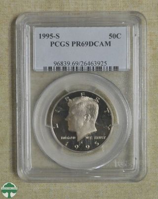 1995 - S Kennedy Half Dollar - Pcgs Certified - Pr69dcam