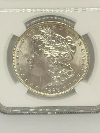 1888 Morgan Dollar Silver $1 MS 62 NGC 2