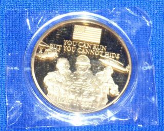 2 Factory Coins You Can Run But You Cannot Hide May 1st 2011 Gold/silver