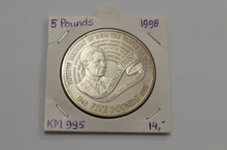 Uk Gb 5 Pounds 1998 Charles Prince Of Wales B18 K4224