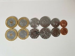 Mauritania Full Coin Set 0.  5,  1,  2,  5,  10,  20 Ouguiya 2018