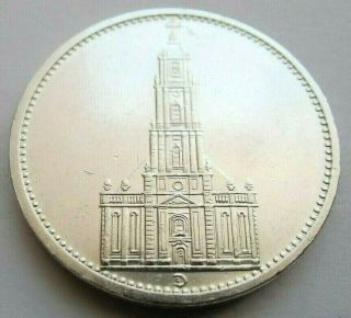 (678) Xxrare German Silver Coin 5 Reichsmark 1934 D