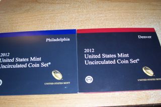 2012 Us P & D 28 Coin Uncirculated Set