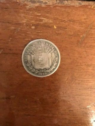 1889.  - 0.  50 Céntimos,  Costa Rica.  América Central.  Preciosa Moneda.  Vi