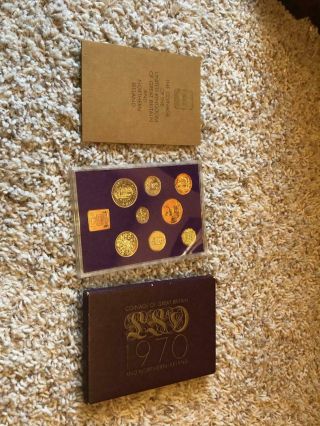 British Royal 1970 Coinage Of Great Britain And Northern Ireland Proof Set