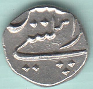 FRENCH INDIA POADICHERY 1/5 RUPEE {MUMBAI} 1755 SILVER COIN SYMBOL OF 