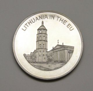 Malta,  100 Liras 2004,  Lithuania In The Eu,