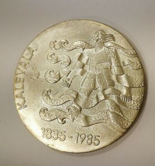 Finland 50 markkaa 1985 Kalevala Silver Coin 2