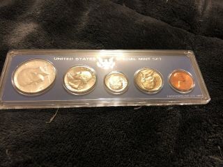 1966 Us Special Set Government Packaging Proof Like Bu 40 Silver