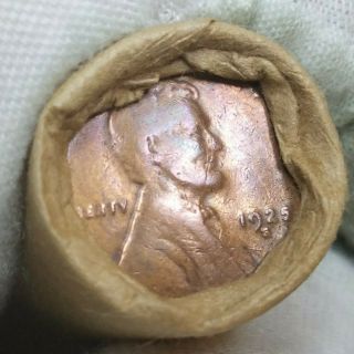 1929 - D / 1925 - S WHEAT PENNY ENDS OBW ROLL (JUST FOUND AT ESTATE 9/26/19) 2