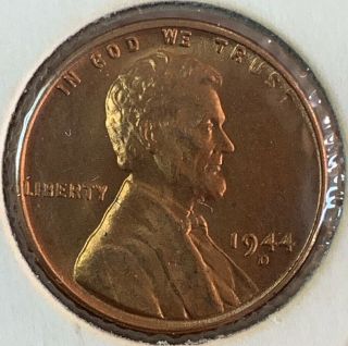 1944 D - Wheat Penny - Cent 1¢ Us Coin - Coinage Hk9