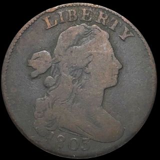 1803 Draped Bust Large Cent Nicely Circulated Philadelphia Copper Penny No Res