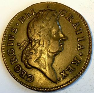 1722 Half Penny - King George I - Ireland - Hibernia -