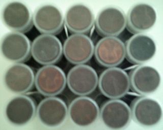 $10 Face Value 1959 - 1981 U.  S.  Lincoln Memorial 20 Rolls Of Copper Cents 12 Off