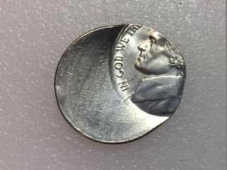 19xx Jefferson Nickel,  60 Off Center,  Us Error Coin