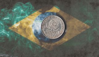 1913 Brazil 500 Reis - 90 Silver - Beauty South American Silver Coin