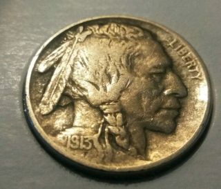 1913 Type 2 Buffalo Nickel Coin Same In Picture